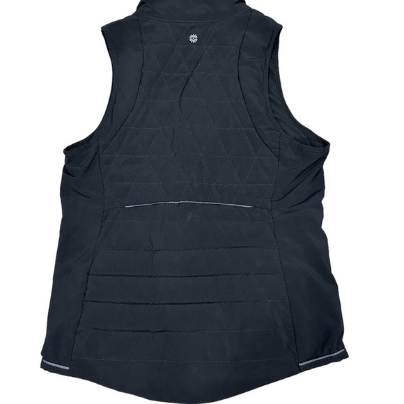 Women’s Tangerine Small 4 - 6 Vest Jacket Coat Black Sleeveless Packable Stretch - Picture 4 of 10